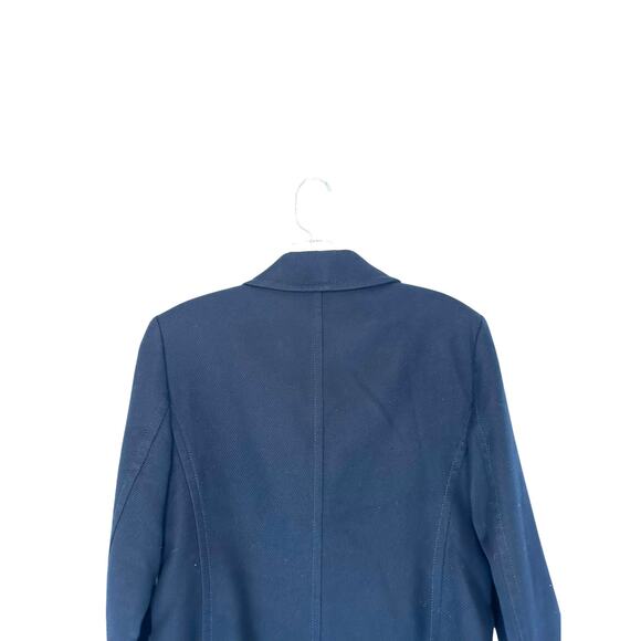 Talbots Blazer Navy Blue Single Breasted Office Work Career Business Size 8 - Picture 7 of 11